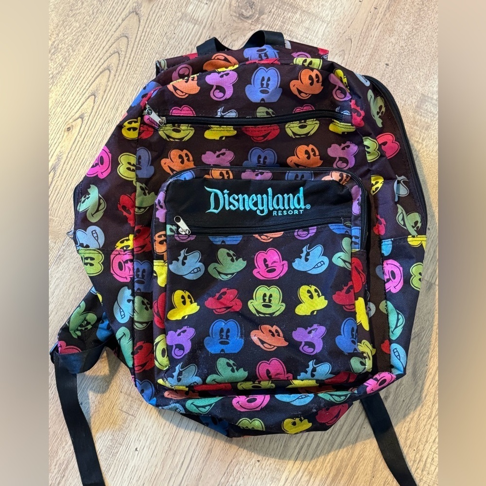 Disneyland Parks Disney Mickie Mouse Multicolor Backpack Large